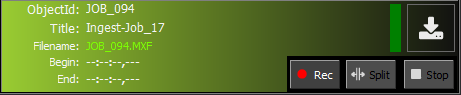Ingest-Auftrag Crash Record bereit