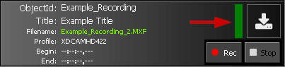 Crash Record Status grün