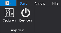 Capturebox Start-Menüleiste