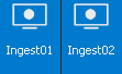 Ingest-Kanäle Icon aktiv
